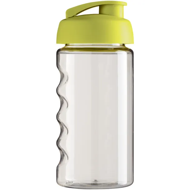 H2O Bop® 500 ml flip lid sport bottle - Unbranded White Lime