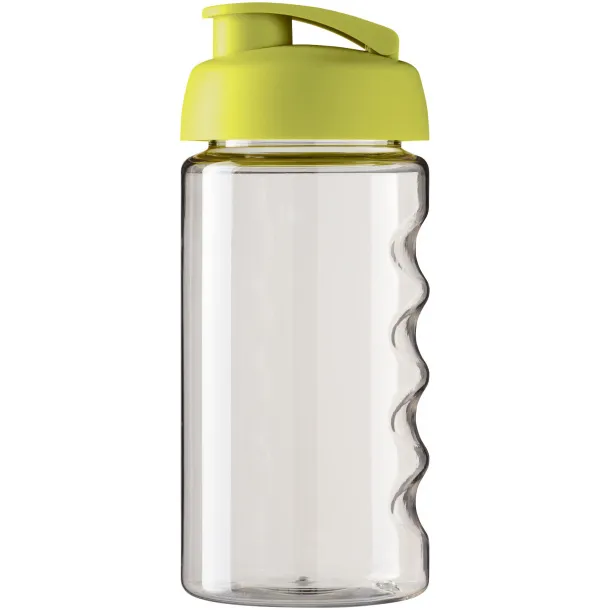 H2O Bop® 500 ml flip lid sport bottle - Unbranded White Lime