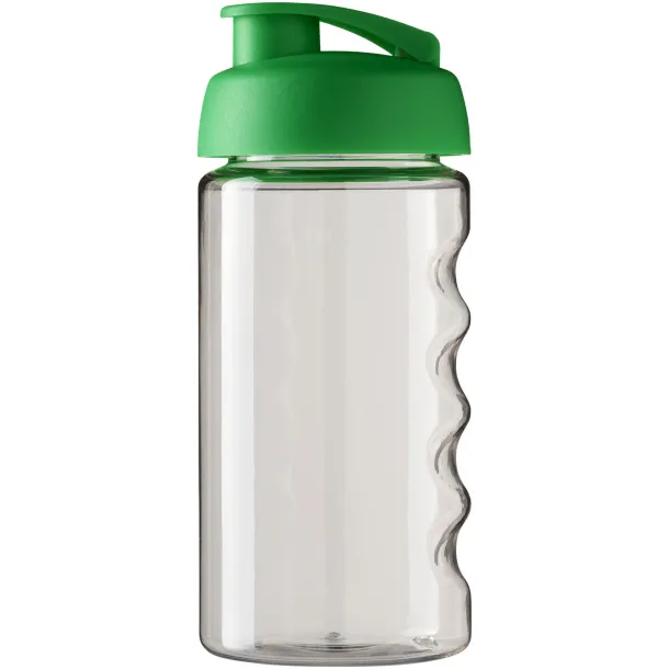 H2O Bop® 500 ml flip lid sport bottle - Unbranded White Green