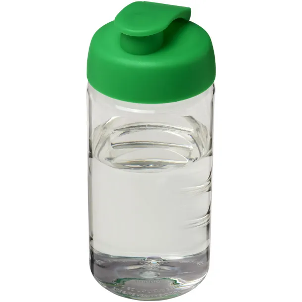 H2O Bop® 500 ml flip lid sport bottle - Unbranded White Green