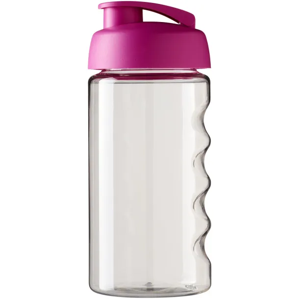 H2O Bop® 500 ml flip lid sport bottle - Unbranded White Transparent pink