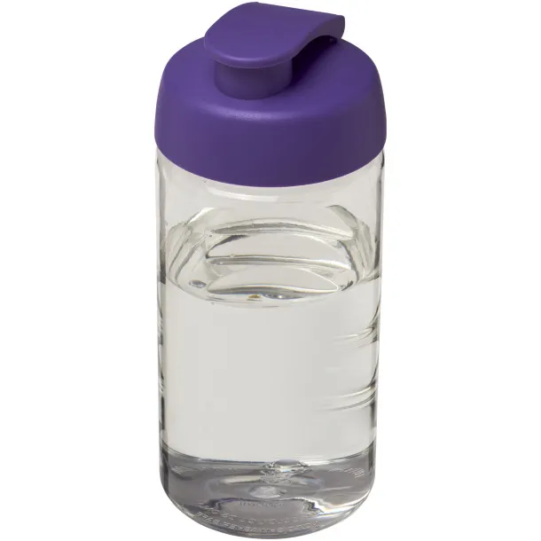 H2O Bop® 500 ml flip lid sport bottle - Unbranded White Purple