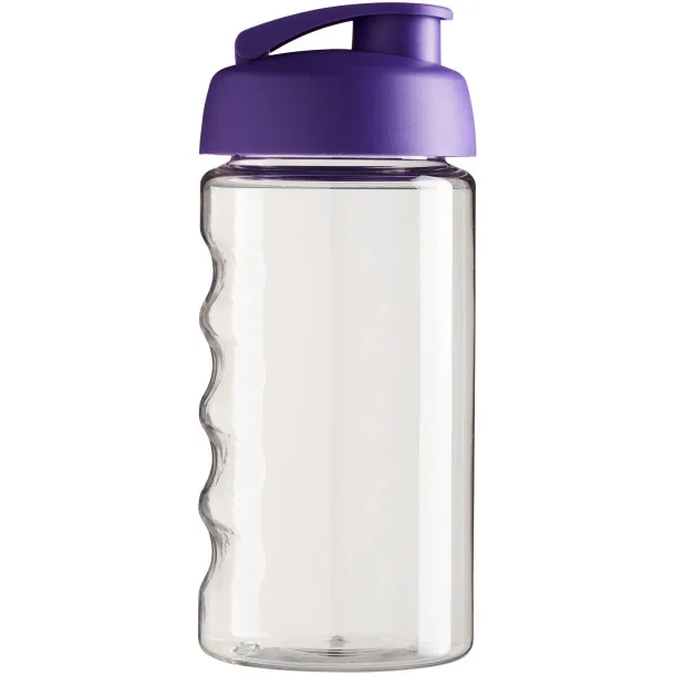 H2O Bop® 500 ml flip lid sport bottle - Unbranded White Purple