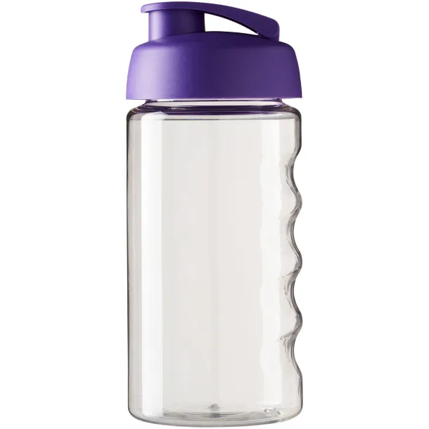 H2O Bop® 500 ml flip lid sport bottle - Unbranded White Purple