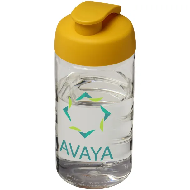 H2O Bop® 500 ml flip lid sport bottle White Yellow