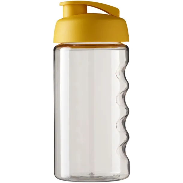 H2O Bop® 500 ml flip lid sport bottle - Unbranded White Yellow