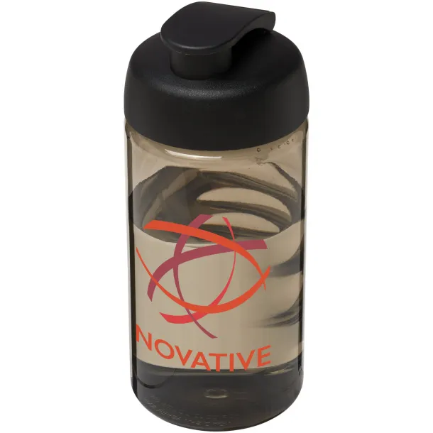 H2O Bop® 500 ml flip lid sport bottle Charcoal Solid black