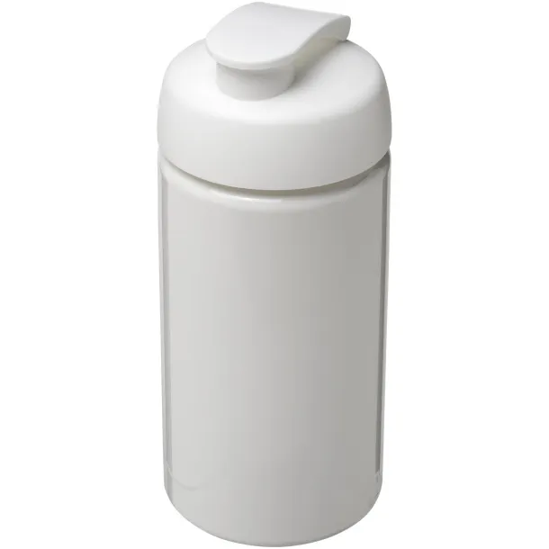 H2O Bop® 500 ml flip lid sport bottle - Unbranded White