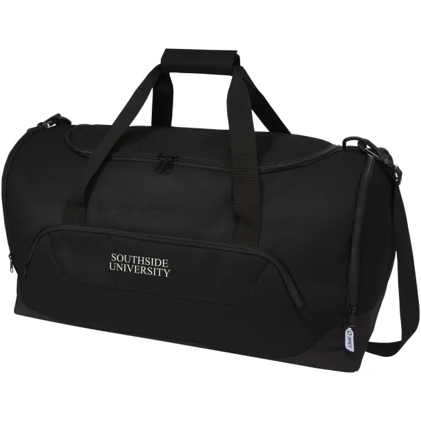 Retrend RPET duffel bag Solid black