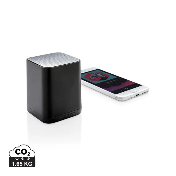  Light up logo wireless speaker - XD Collection Black 