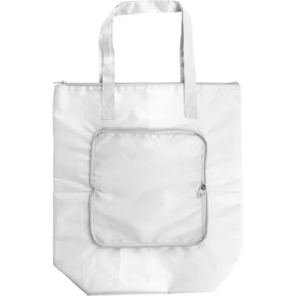  Foldable cooler bag, shopping bag white