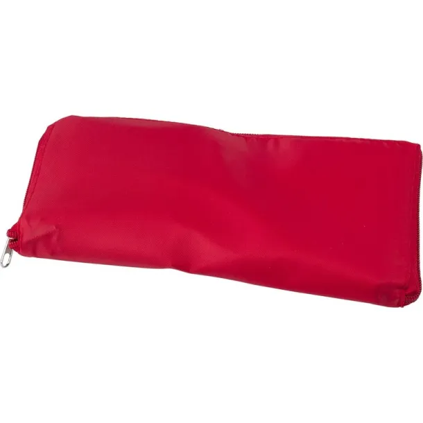  Foldable cooler bag, shopping bag red