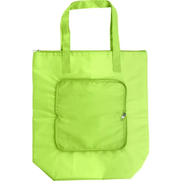  Foldable cooler bag, shopping bag lime