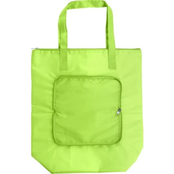  Foldable cooler bag, shopping bag lime