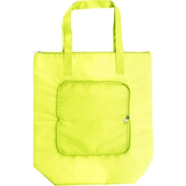  Foldable cooler bag, shopping bag lime