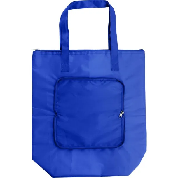  Foldable cooler bag, shopping bag blue