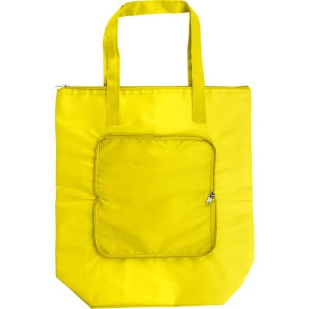  Foldable cooler bag, shopping bag yellow