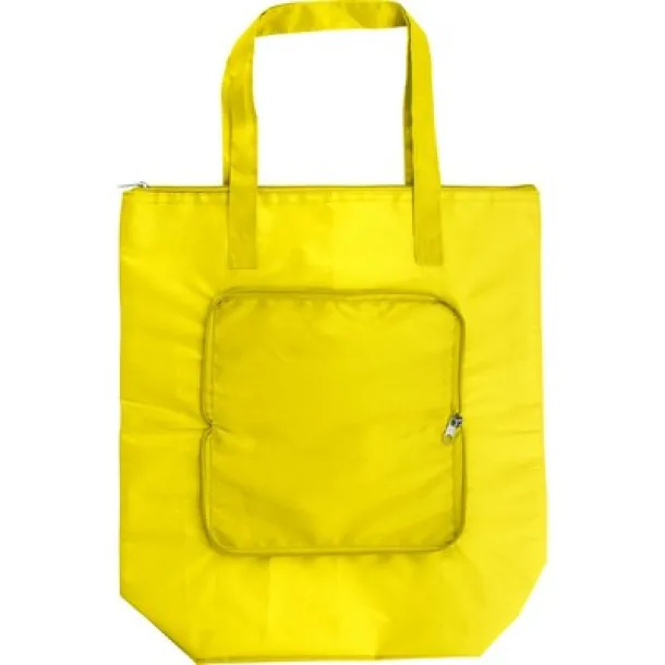  Foldable cooler bag, shopping bag yellow