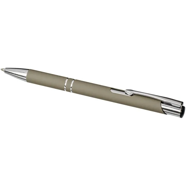 Moneta soft touch click ballpoint pen Dark grey