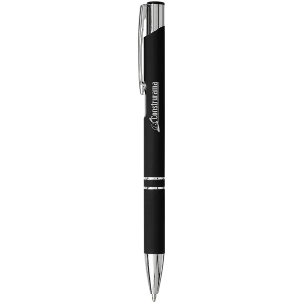 Moneta soft touch click ballpoint pen Solid black