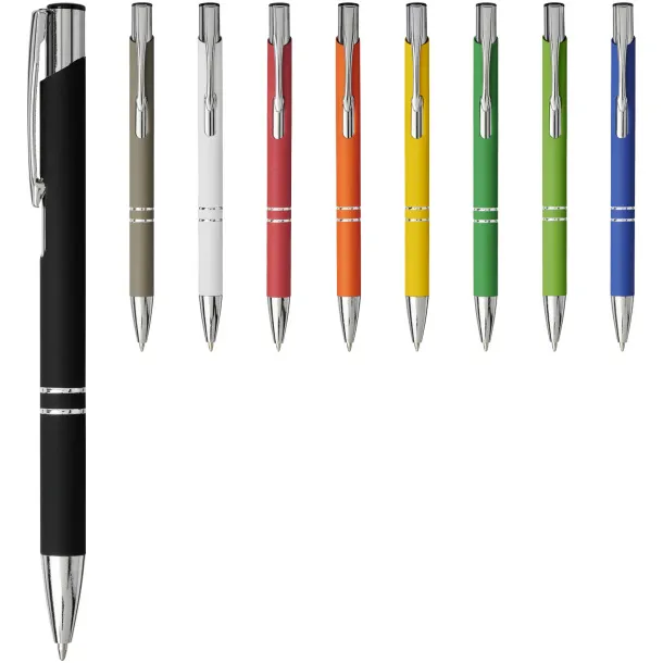 Moneta soft touch click ballpoint pen Solid black