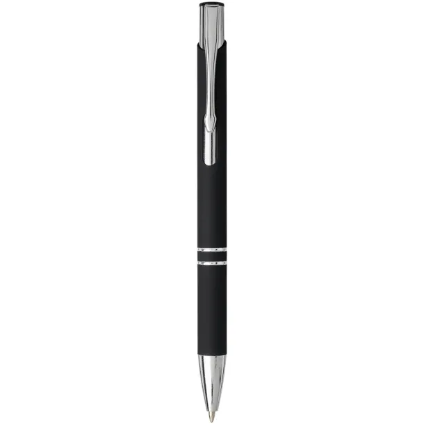 Moneta soft touch click ballpoint pen Crna