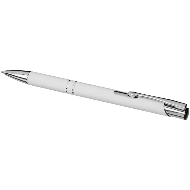 Moneta soft touch click ballpoint pen - Unbranded White