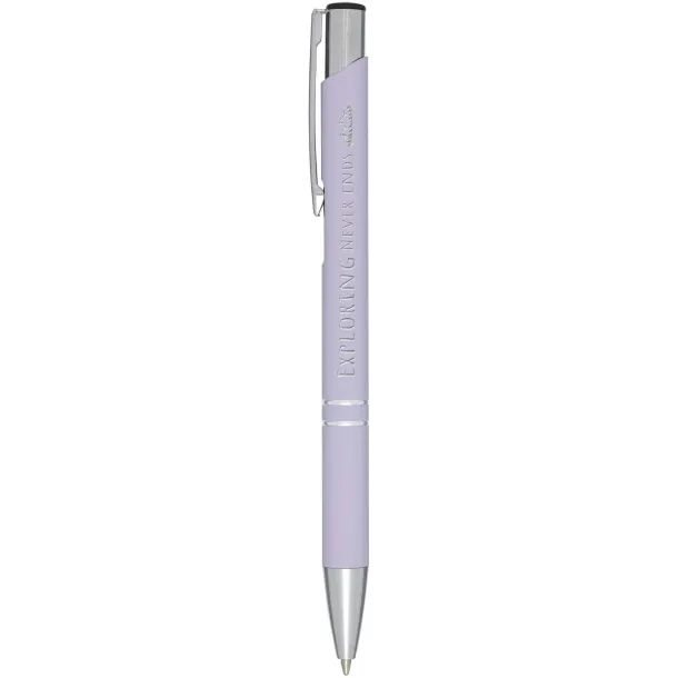 Moneta soft touch click ballpoint pen Lilac