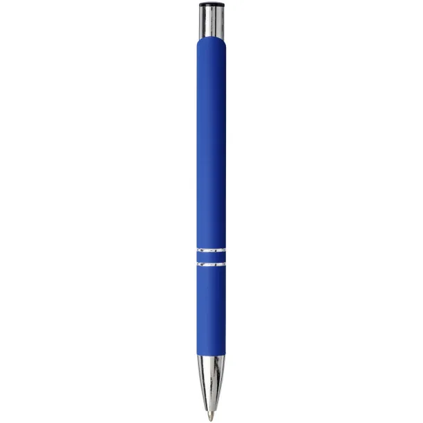 Moneta soft touch click ballpoint pen Royal blue