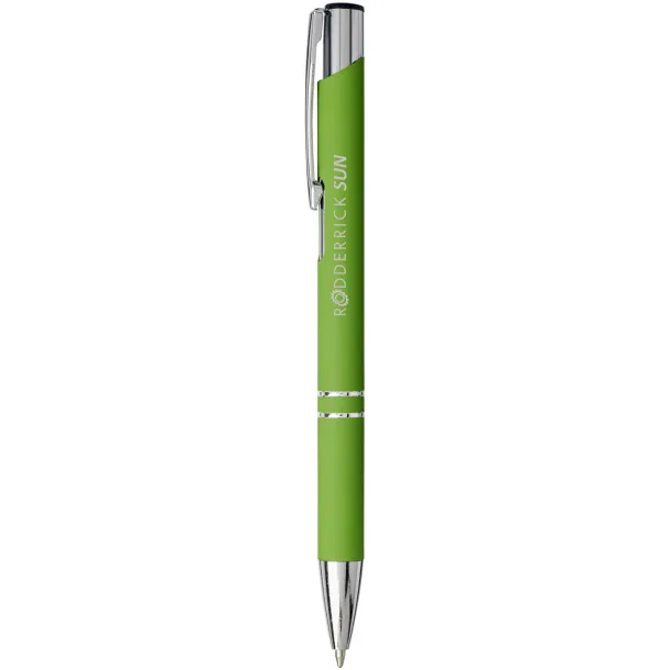 Moneta soft touch click ballpoint pen Fern green