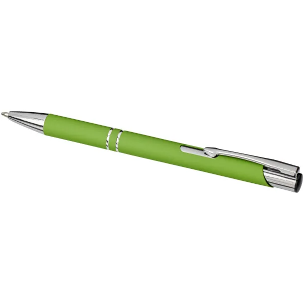 Moneta soft touch click ballpoint pen Fern green