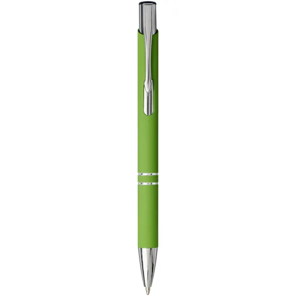 Moneta soft touch click ballpoint pen Fern green