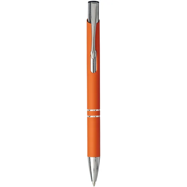 Moneta soft touch click ballpoint pen Orange