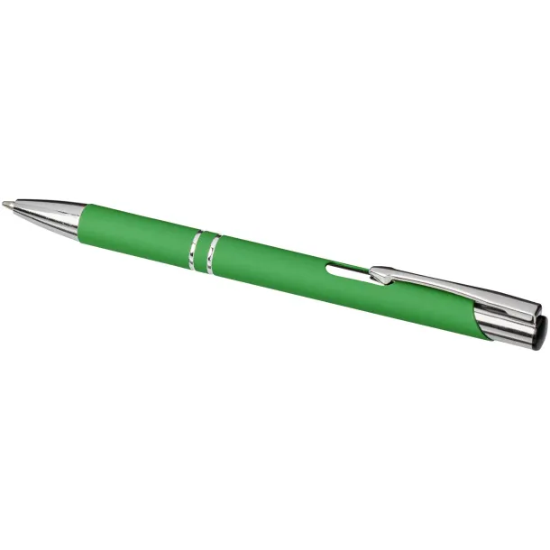 Moneta soft touch click ballpoint pen Green