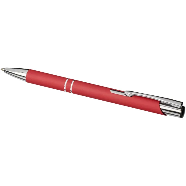 Moneta soft touch click ballpoint pen Red