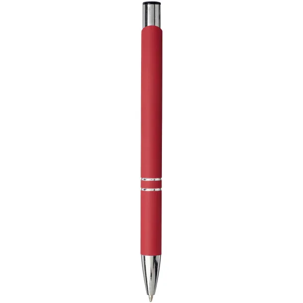 Moneta soft touch click ballpoint pen - Unbranded Red