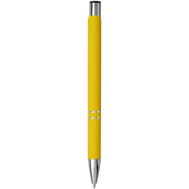 Moneta soft touch click ballpoint pen - Unbranded Yellow