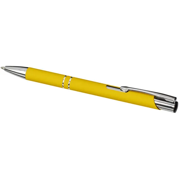 Moneta soft touch click ballpoint pen - Unbranded Yellow