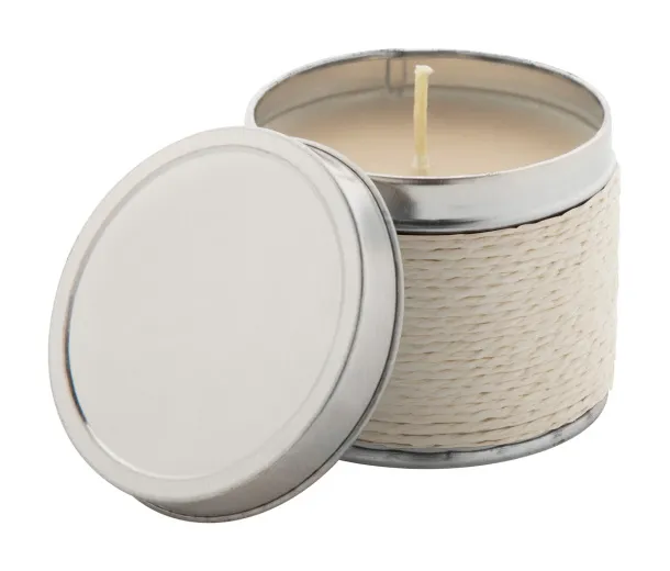 Scendle scented candle, vanilla Beige Silver