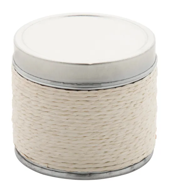 Shiva scented candle, vanilla Beige Grey