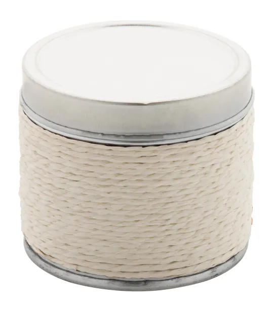 Scendle scented candle, vanilla Beige Silver