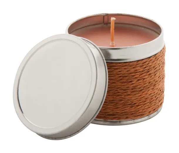 Scendle scented candle, vanilla Brown Silver