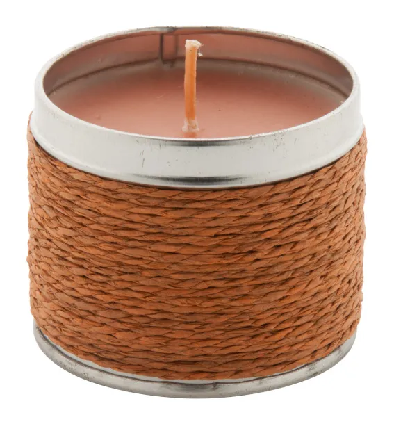 Scendle scented candle, vanilla Brown Silver