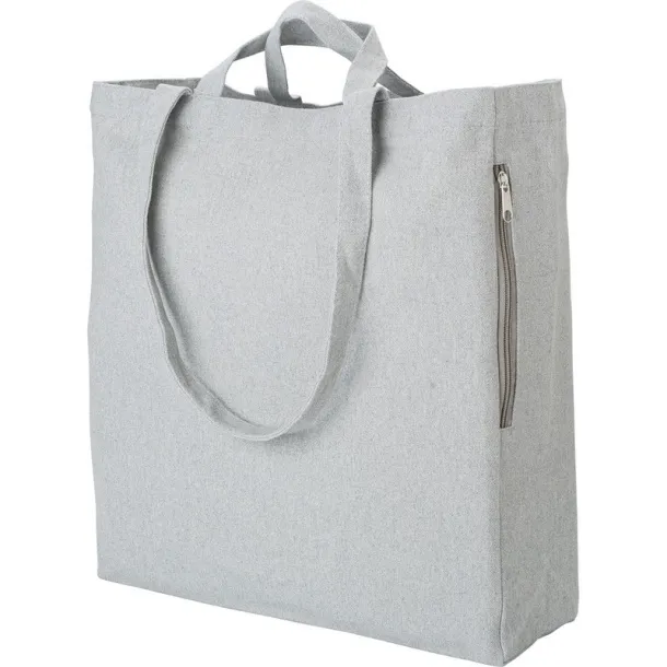  Recycled cotton shopping bag graphite