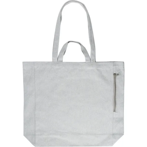  Recycled cotton shopping bag graphite