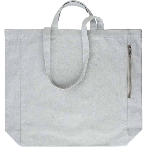  Recycled cotton shopping bag graphite