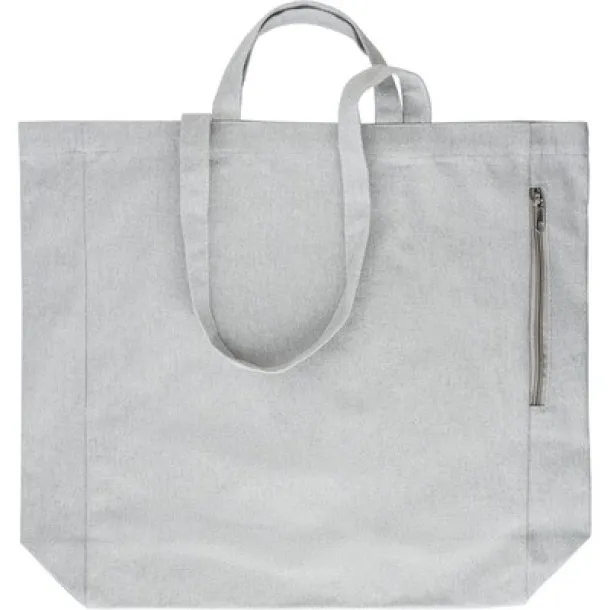  Recycled cotton shopping bag graphite