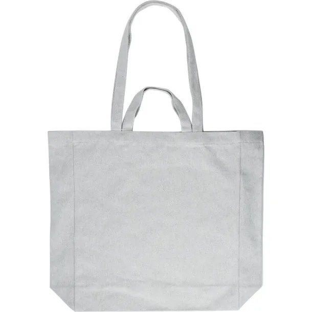  Recycled cotton shopping bag graphite