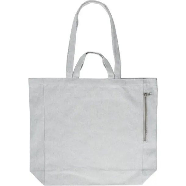  Recycled cotton shopping bag graphite