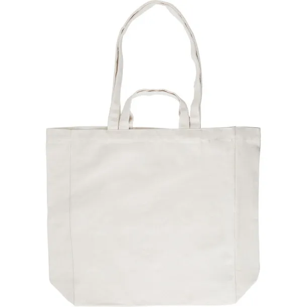  Recycled cotton shopping bag beige